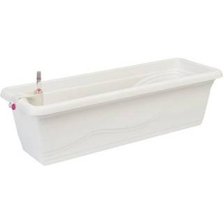 Altankasse med selvvandingssystem - Hvid - 80 cm