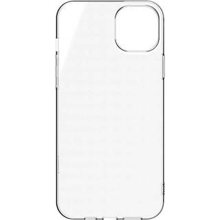 iPhone 14 Plus Key Silicone Soft Bagside Cover - Gennemsigtig