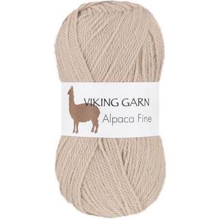 Viking Alpaca Fine 606 Sand Indhold: 85% alpaca, 15% højlandsuld Vægt/længde: 50 g. = ca. 166 meter Anbefalede pinde: 3 mm Strikkefasthed: 10 x 10 cm = 28 m Vask: Uldvask ved 30 ℃.