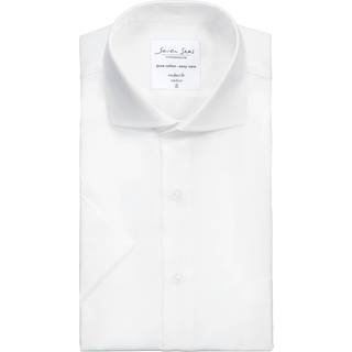 ID SS410 SEVEN SEAS Poplin modern s/s Hvid S