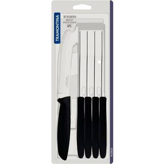 Tramontina Frugt og Grillkniv sort håndtag - 6 stk.