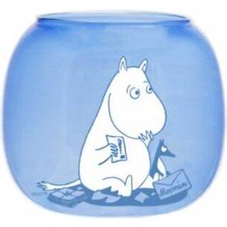 Muurla Moomin fyrfadsstage/skål Ø9 cm Blue