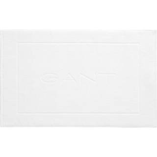 Gant Home Bademåtte 50x80 Cm - Badeværelsesmåtter Økologisk Bomuld Hvid - 852012609-110