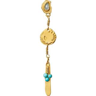 Throat Chakra Single Ørering Maanesten - Smykker & accessories i dansk design - ONE SIZE