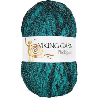 Viking Pleddgarn 729 Turkis/sort Indhold: 88% Akryl, 12% polyester Vægt/længde: 350 g = ca. 875 m Anbefalede pinde: 6 mm Strikkefasthed: 10 cm = 14 m Vask: Kan vaskes på maskine / Finvask 40ºC / Tørres fladt.