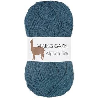 Viking Alpaca Fine 623 Petrol Indhold: 85% alpaca, 15% højlandsuld Vægt/længde: 50 g. = ca. 166 meter Anbefalede pinde: 3 mm Strikkefasthed: 10 x 10 cm = 28 m Vask: Uldvask ved 30 ℃.