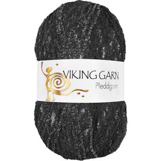 Viking Pleddgarn 712 Sort/grå Indhold: 88% Akryl, 12% polyester Vægt/længde: 350 g = ca. 875 m Anbefalede pinde: 6 mm Strikkefasthed: 10 cm = 14 m Vask: Kan vaskes på maskine / Finvask 40ºC / Tørres fladt.