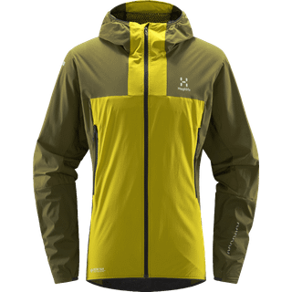 Haglöfs Men's L.I.M Alpha Hood Aurora/Olive Green, XL