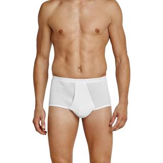 Schiesser Herren Slip weiß Ägyptische Baumwolle unifarben