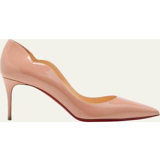 Christian Louboutin Hot Chick 70 patent leather pumps - beige - EU 37.5