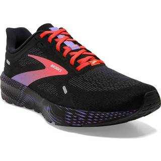Brooks Launch 9 Neutral Running Shoe Women - Black, Coral, Size 4 - black