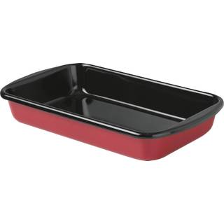 Riess Classic Color Rot Auflaufform 38 x 22,5 cm - Emaille