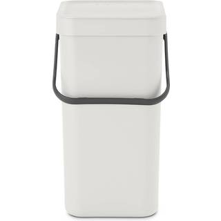 Affaldsspand m/låg sorteringskoncept 12 liter-Light Grey