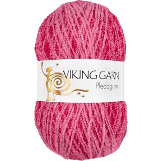 Viking Pleddgarn 764 Cerise Indhold: 88% Akryl, 12% polyester Vægt/længde: 350 g = ca. 875 m Anbefalede pinde: 6 mm Strikkefasthed: 10 cm = 14 m Vask: Kan vaskes på maskine / Finvask 40ºC / Tørres fladt.