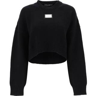 Dolce&Gabbana Logo wool and cashmere sweater - black - XL