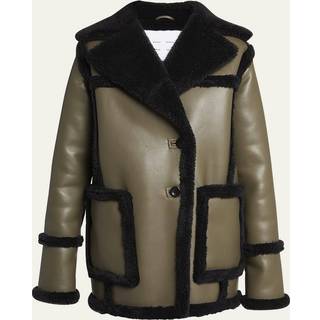 Proenza Schouler White Label faux shearling-lined jacket - black - L