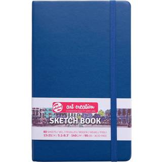 Hardcover Sketchbook - Navy Blue 13 x 21 cm