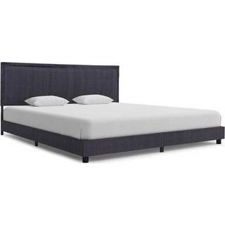 Sengeramme Uden Madras Stof - Blå / 150 x 200 cm