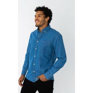 SLHREGRICK-DENIM-NEW SHIRT LS NOOS