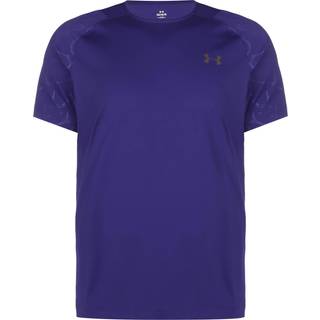 T-shirt Under Armour UA Rush Emboss SS-BLU 1376790-468 Størrelse S
