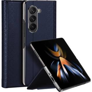 Samsung Galaxy Z Fold5 - Dux Ducis Bril læder cover - Sort