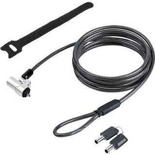 STARTECH Laptop Cable Lock Compatible With Noble Wedge 6Ft Anti-Theft Keyed Lock Security Cable For Dell XPS/2-1 Laptops Cut-Res