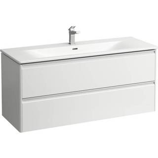 LAUFEN Palace vaskeskab inkl. håndvask, mat hvid, 120 cm