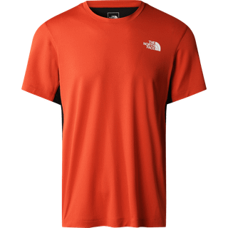 The North Face Men's Lightbright Short Sleeve T-Shirt Rusted Bronze/TNF Black, S