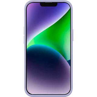 Baseus - Liquid Silica Gel Cover til iPhone 14 Plus - Lavendel + Tempereret Glas + Rengøringssæt