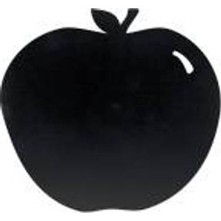 Securit chalkboard æble Silhouet 29,1x31,6cm sort