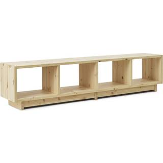 Normann Copenhagen - Plank Bookcase Low - Pine - Hylder & Reolsystemer - Simon Legald - Træ farvet - Træ
