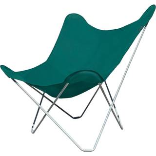 Cuero Sunshine Mariposa Loungestol / Krom - Loungestole Sunbrella Skovgrøn - 1436412