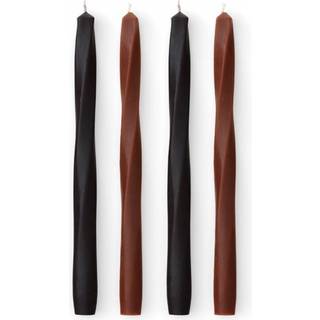 Audo Copenhagen Twist Stearinlys 4-pak - Lys Paraffinvoks Neutral - 71185-000767