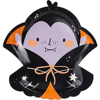 6 stk Halloween Tallerkener Dracula
