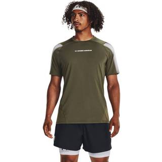 T-shirt Under UA HG Armour Nov Fitted SS-GRN 1377160-390 Størrelse M