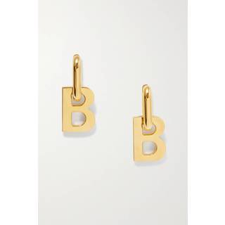 Balenciaga B Chain XL earrings - gold - One Size