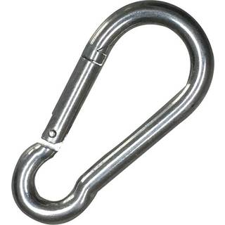 Karabinhage 1852-Marine, galvaniseret stål, Ø5 mm, 50 mm