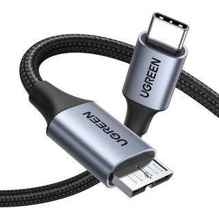 Ugreen USB-kabel USB-C til MicroUSB B 3.0 1m - Grå