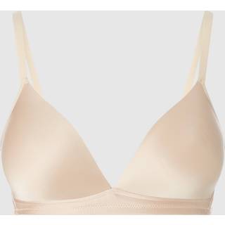 HANRO Light-Padded Soft Cup Bra - Satin Deluxe 0858 Natural 80C
