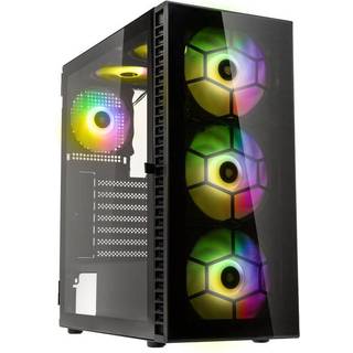 Kolink Observatory Hf Glass Argb Midi Tower Sort