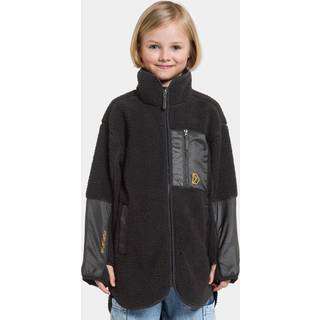 Didriksons Kids' Marmor Full Zip Long Black, 160