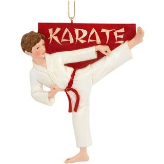 Kurt Adler C8253B Karate Boy Christmas Ornament