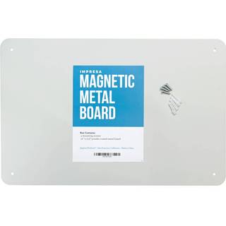 Impresa Magnet Display Board for Wall - Metal Memo Board for Office Home Kitchen and Classrooms - Fantastisk til h?ngende fotos indk?bslister og