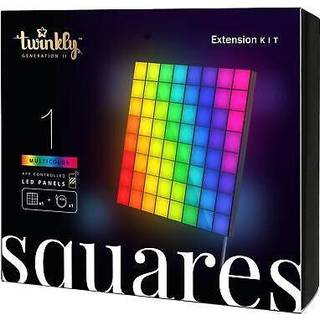 Twinkly RGB-firkanter sort IP20 1 udvidelse