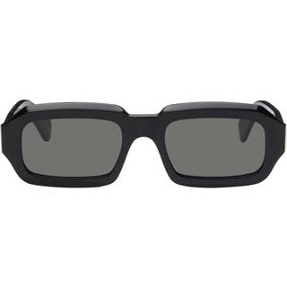 Retrosuperfuture Unisex 17I Fantasma Black Solbriller Acetat Sort Sort Firkantet Normal