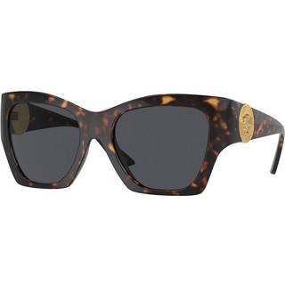 Versace Kvinde VE4452 108/87 Solbriller Injiceret Skildpadde Grå Geometrisk Normal