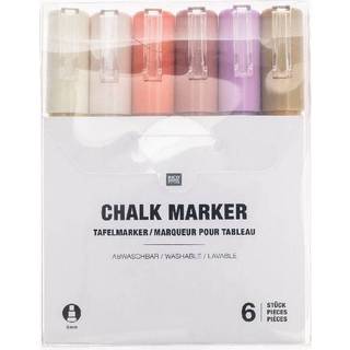 Kreidestifte Flüssigkreide Set Natur 3mm 6 Farben - Mehrfarbig