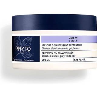 Phyto Violet Repairing No Yellow Mask Gendannende maske Til blond og highlightet hår 200 ml - 200 ml
