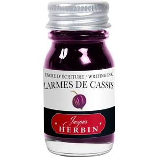 Herbin Fountain Ink 10 ml, blæk til fyldepenne – solbær/larmes de cassis