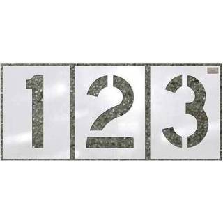 CH Hanson 70352 Stencil Number Kit 12pcs. 4 x 2-3/4 in.